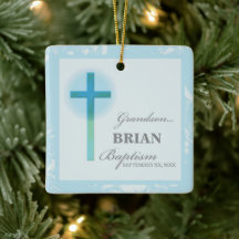 Grandson Baptisk Blue Lace Personalisiert