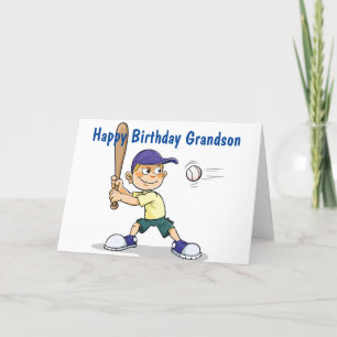 **GRANDSON** BATTER UP/HABEN EINEN GLÜCKLICHEN GEB KARTE