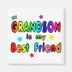 Grandson Best Friend Magnet