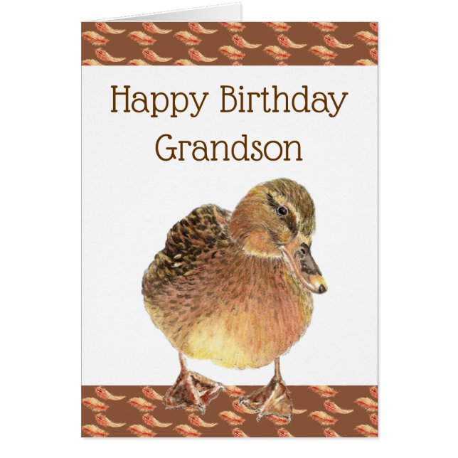 Grandson Birthday Fun Ducky Quack Quack (Vorne)