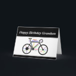 Grandson Birthday Motivierend Bike Bicycle Karte<br><div class="desc">Motivierend Fahrradausweis für den Geburtstag Ihres Enkels,  wenn er Fahrrad,  Fahrrad,  Sport,  Hobby Lieben</div>