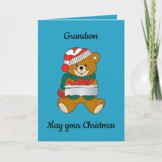 Grandson Christmas Karte