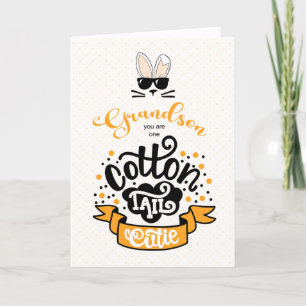 Grandson Cottontail Süsse Ostern Feiertagskarte