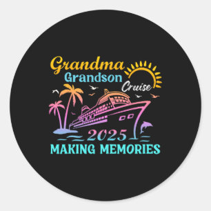 Grandson Cruise 2025 Erinnerungen Schifffahrt Va Runder Aufkleber