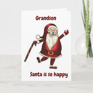 **GRANDSON** DANCING SANTA FÜR SIE KARTE