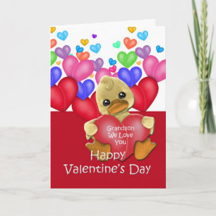 Grandson Ducky Valentine Feiertagskarte