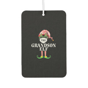 Grandson Elf Matching Christmas Autolufterfrischer