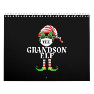 Grandson Elf Matching Christmas Kalender