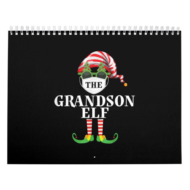 Grandson Elf Matching Christmas Kalender (Titelbild)
