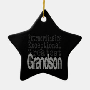 Grandson Extraordinaire Keramik Ornament