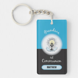 Grandson First Communation, Blue Cup Schlüsselanhänger