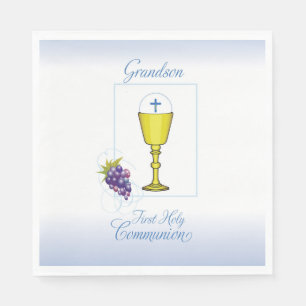 Grandson First Communion, Chalice mit Gastgeber Serviette
