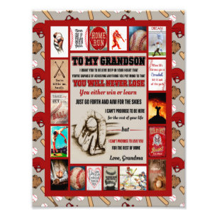 Grandson-Geschenke  zu meiner Großmutter-Liebe vo Fotodruck