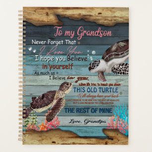 Grandson Gift Brief an meinen Großvater Planer