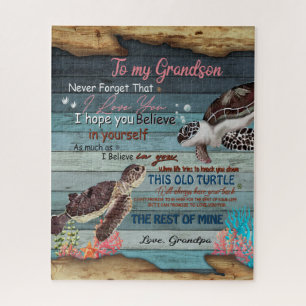Grandson Gift   Brief an meinen Großvater Puzzle