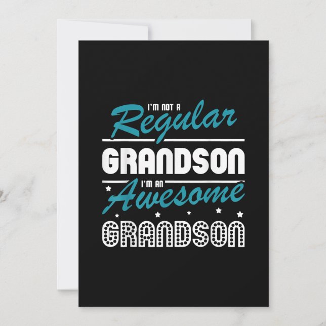 Grandson Gift | Ich bin kein regelmäßiger Großvate (Vorderseite)