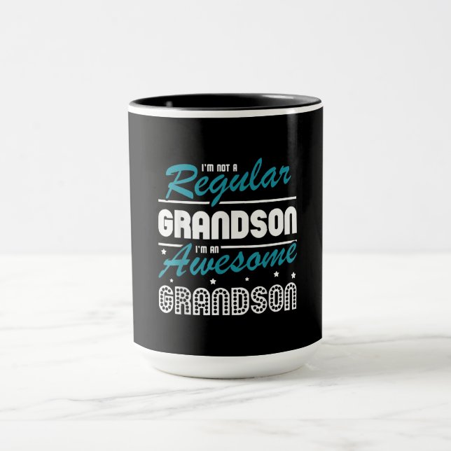 Grandson Gift | Ich bin kein regelmäßiger Großvate Tasse (Zentrum)