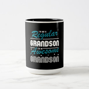 Grandson Gift   Ich bin kein regelmäßiger Großvate Zweifarbige Tasse