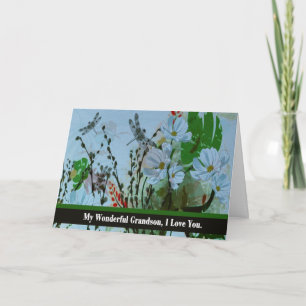 Grandson, Good bye From Terminally ill Grandparent Karte