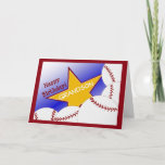 Grandson - Happy Birthday Baseball Loving Grandson Karte<br><div class="desc">Spaß-Karte,  um Ihrem Baseball liebenden Enkel einen glücklichen Geburtstag zu wünschen. Fügen Sie ein Foto Ihres Enkels hinzu,  in dem Sie sein Lieblings-Baseballteam für eine besondere Touch ins Karteninnere bejubeln.</div>