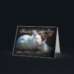 Grandson Kissing Bunnies Happy Birthday Karte<br><div class="desc">Niedliche Banden haben einen Kuss!</div>