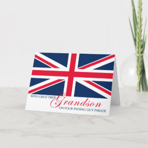 Grandson Marching bei der Übergabe der Parade Unio Karte