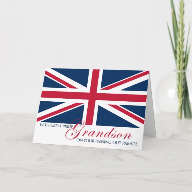 Grandson Marching bei der Übergabe der Parade Unio Karte (Vorderseite)