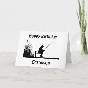 *GRANDSON* NUR DER BESTE FANGTAG FÜR IHRE KARTE