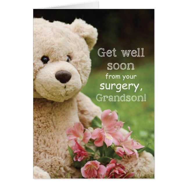 Grandson Operation Erholung, Teddy Bear & Blume (Vorne)
