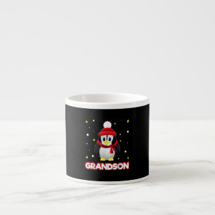Grandson Penguin Weihnachtsfamilie Matching Xmas Espressotasse