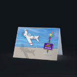 Grandson Pilot zum Geburtstag Flugzeug über Strand Karte<br><div class="desc">Ideal für den Enkel,  der Pilot oder Pilot ist und nur eine Faszination auf das Fliegen hat. Andere Kategorien sind mit demselben Bild verfügbar. Diese Karte ist halb/glänzend,  aber man kann leicht in matte wechseln. Eine andere Karte wie diese ist für Matte in meiner Website.</div>