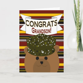 Grandson - Soldaten-Glückwunsch der Armee! Karte