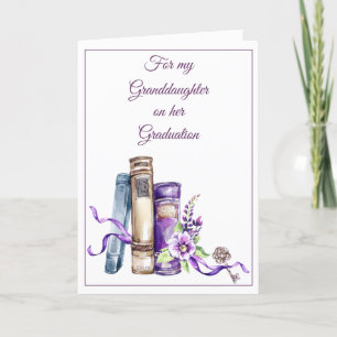 Grandtochter Abschluss Watercolor Dankeskarte