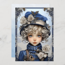 Grandtochter Blonde Hahaar Weihnachtswünsche für M