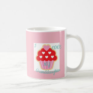 Grandtochter Cupcake Valentine Card Kaffeetasse