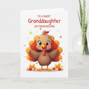 Grandtochter Erntedank Sweet Candy Cornell Türkei Karte