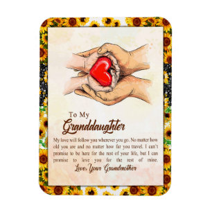 Grandtochter-Geschenk   Liebe Großmuttergruppe Magnet