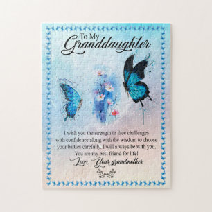 Grandtochter-Geschenk Liebe Großmuttergruppe Puzzle