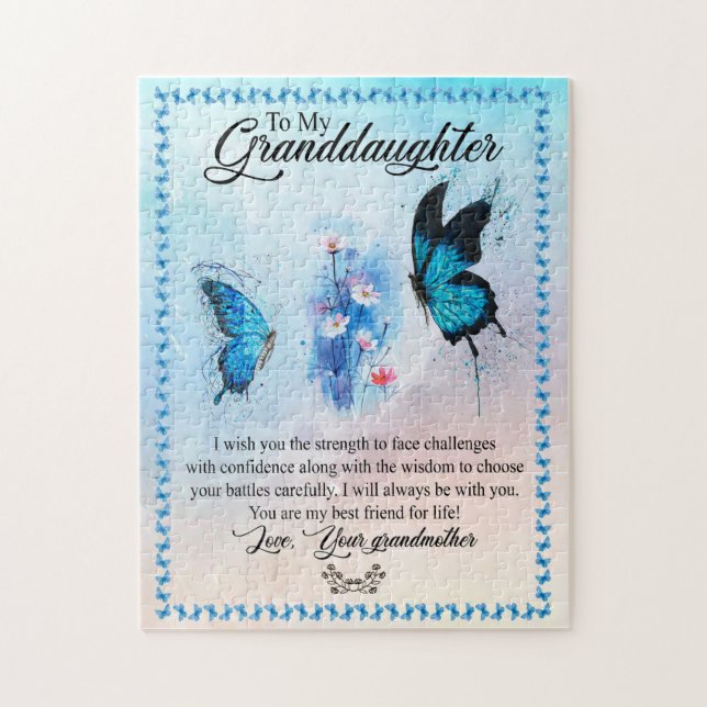 Grandtochter-Geschenk | Liebe Großmuttergruppe Puzzle (Vertikal)