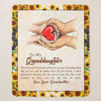 Grandtochter-Geschenk | Liebe Großmuttergruppe Sherpadecke