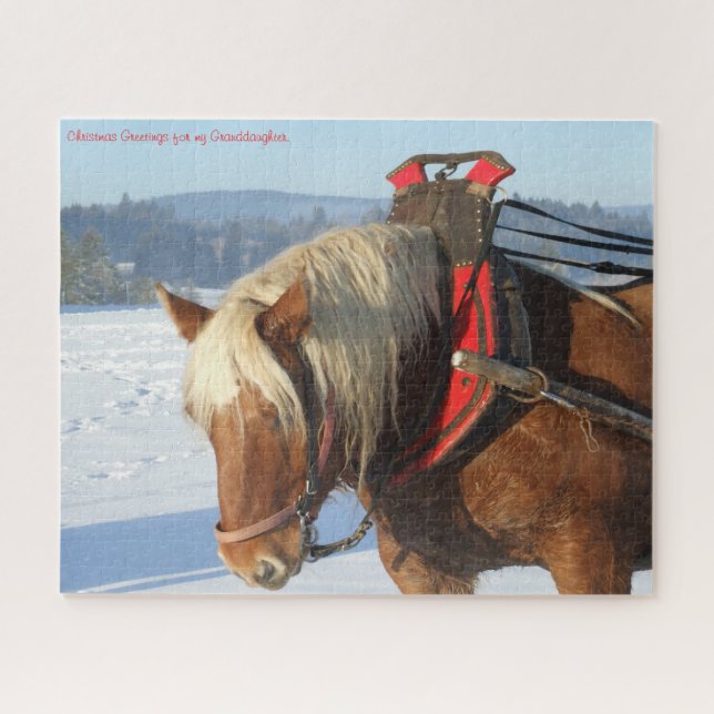 Grandtochter Xmas Jigsaw Puzzle (Horizontal)