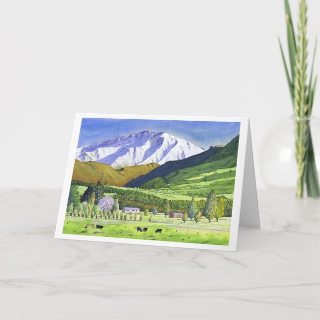 Grandview Ridge, Hawea, Neuseeland Karte (Vorderseite)