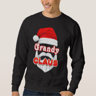 Grandy Claus Christmas Santa Face Merry Ugly Sweat Sweatshirt