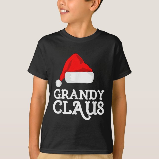 Grandy Claus Weihnachten Weihnachten - Hat Pajama  T-Shirt (Vorderseite)