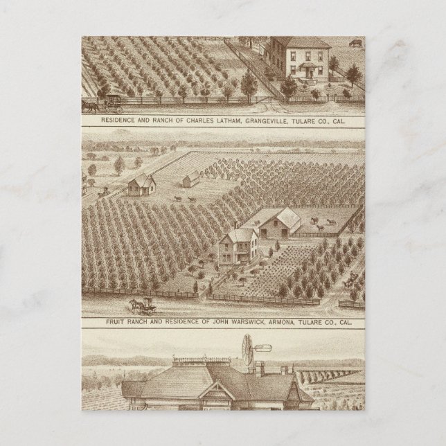 Grangeville, Armona Postkarte (Vorderseite)