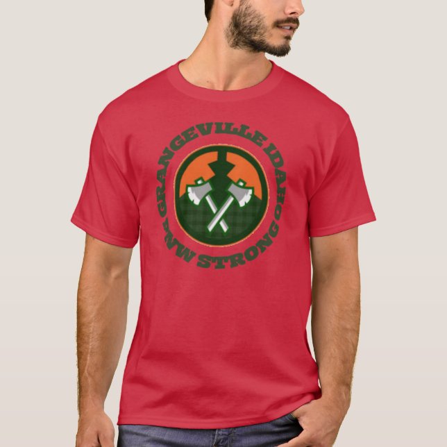 Grangeville Idaho PNW Strong T-Shirt (Vorderseite)