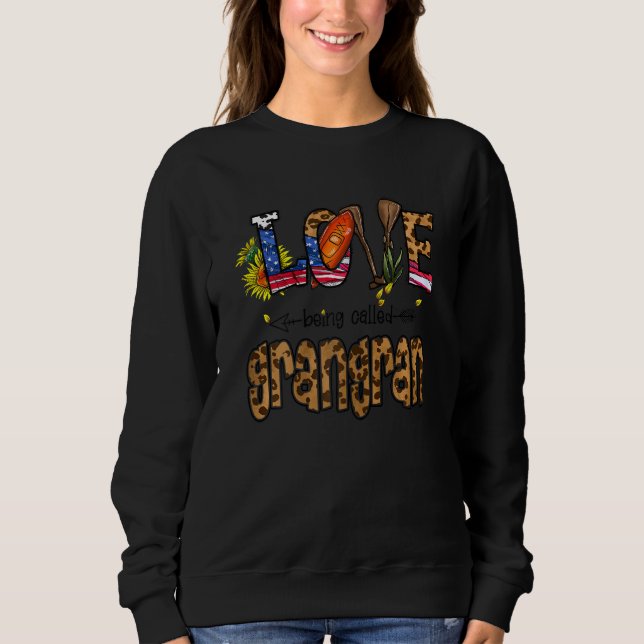 Grangran Leopard Liebe Grangran Sweatshirt (Vorderseite)