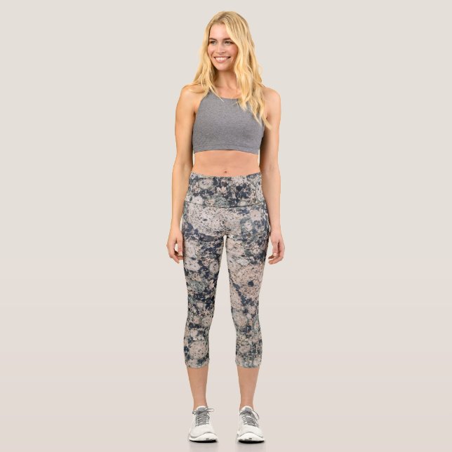 Granit Capri Leggings (Vorderseite)