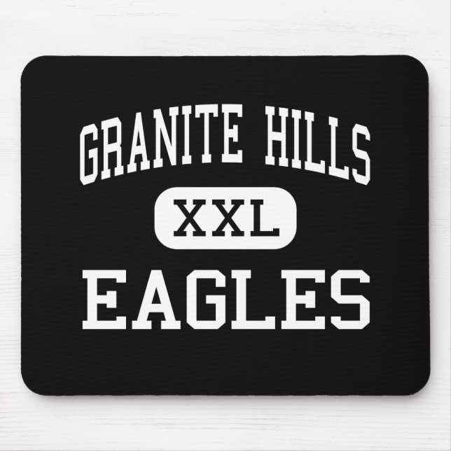 Granit-Hügel - Eagles - hoch - EL Cajon Mousepad (Vorne)