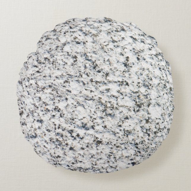 Granit-Oberflächenmuster Rundes Kissen (Vorderseite)